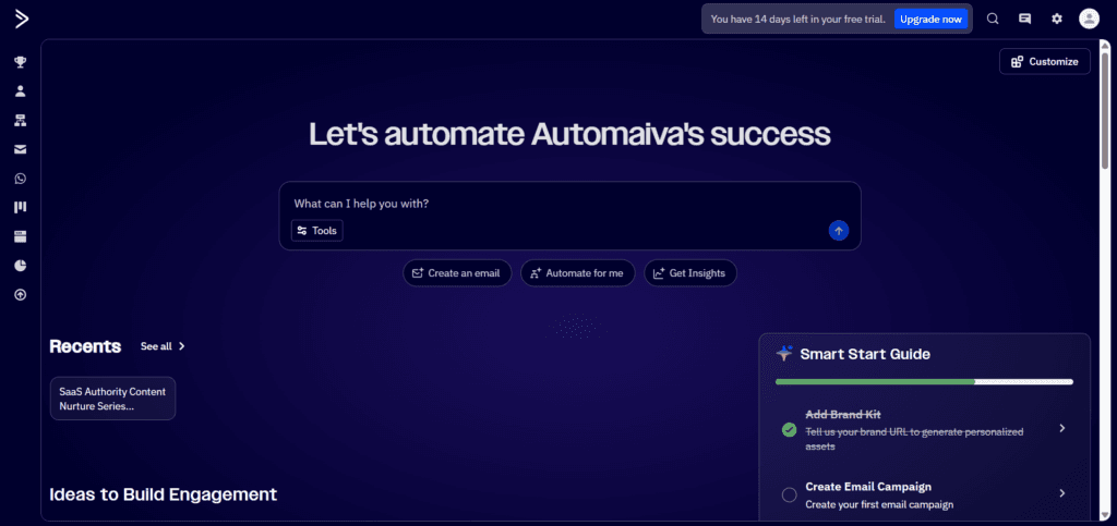 ActiveCampaign automation workflow showing multi-step email nurture sequence with delays and lifecycle triggers