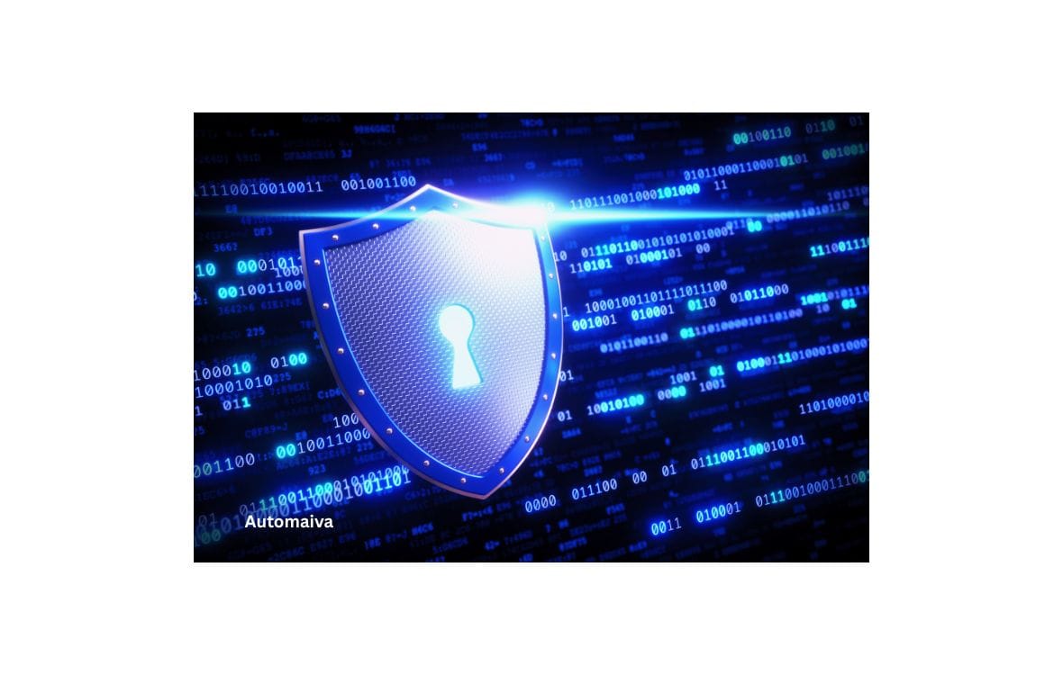 SaaS security in 2026 concept showing digital shield and lock representing data protection and access control