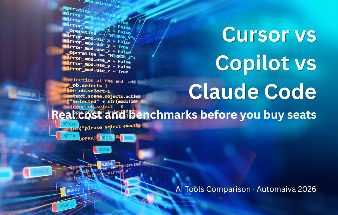 Cursor vs GitHub Copilot vs Claude Code AI coding assistant comparison for developer teams 2026