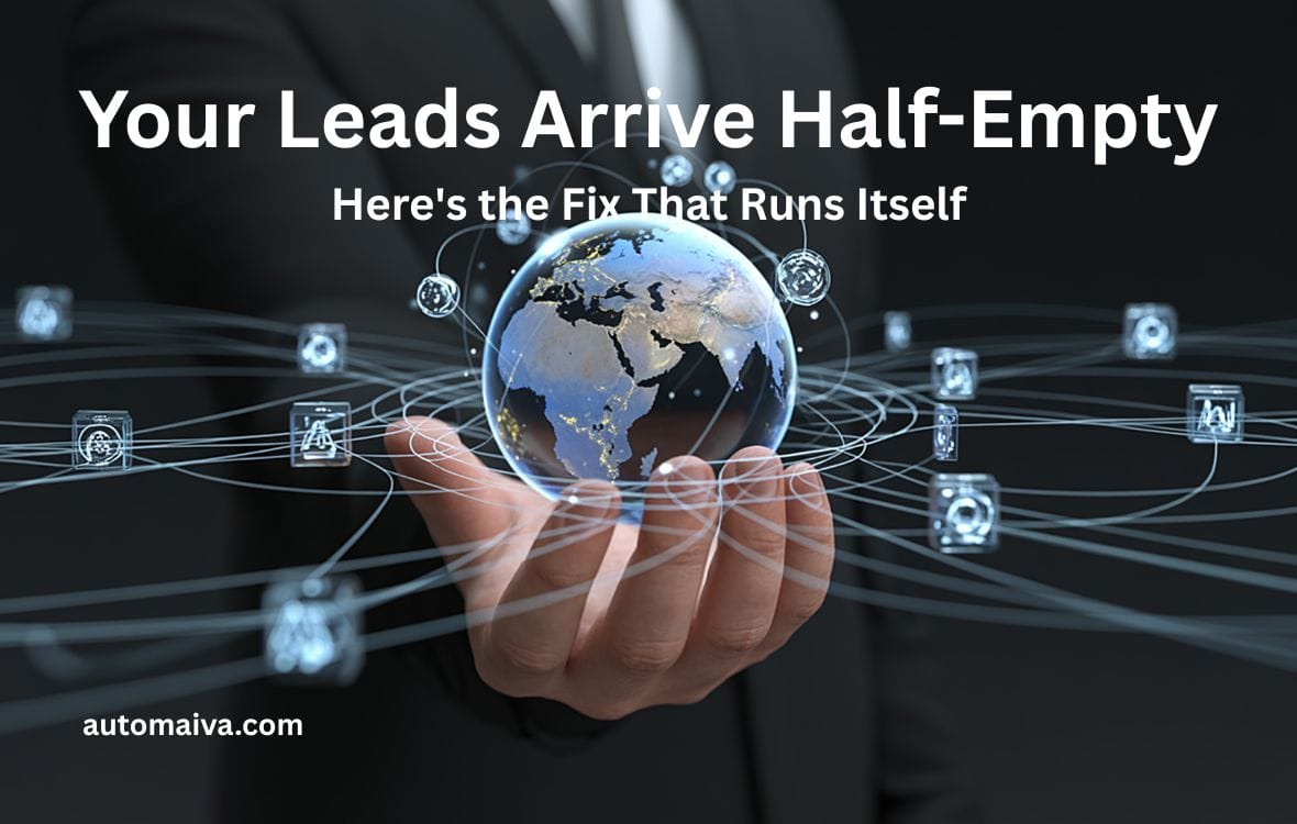 Lead enrichment workflow automation diagram showing trigger enrich score route and notify steps for B2B SaaS teams using Clay HubSpot and Make in 2026