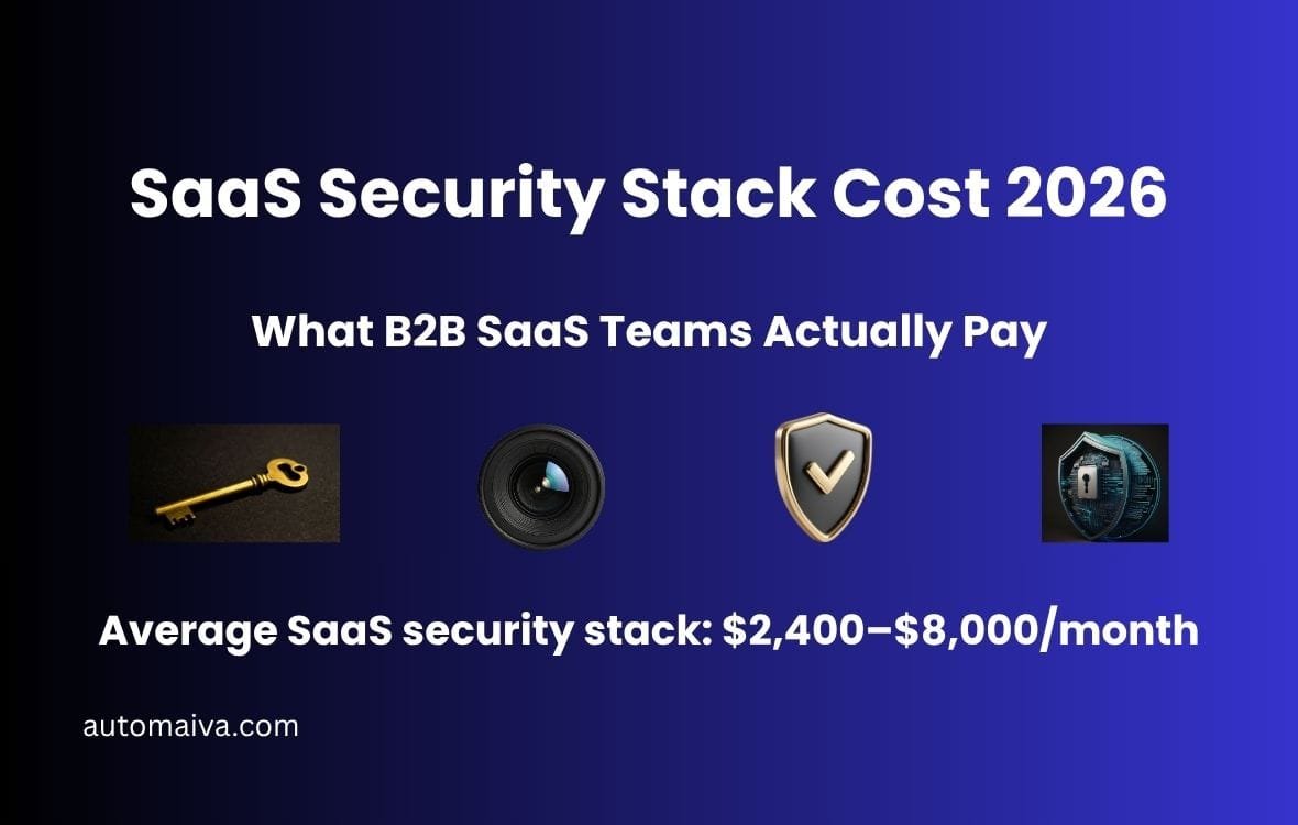 SaaS security stack cost breakdown for B2B startups 2026