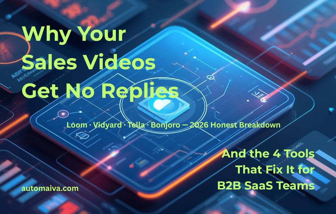 Loom vs Vidyard vs Tella vs Bonjoro sales video tools for B2B SaaS teams 2026