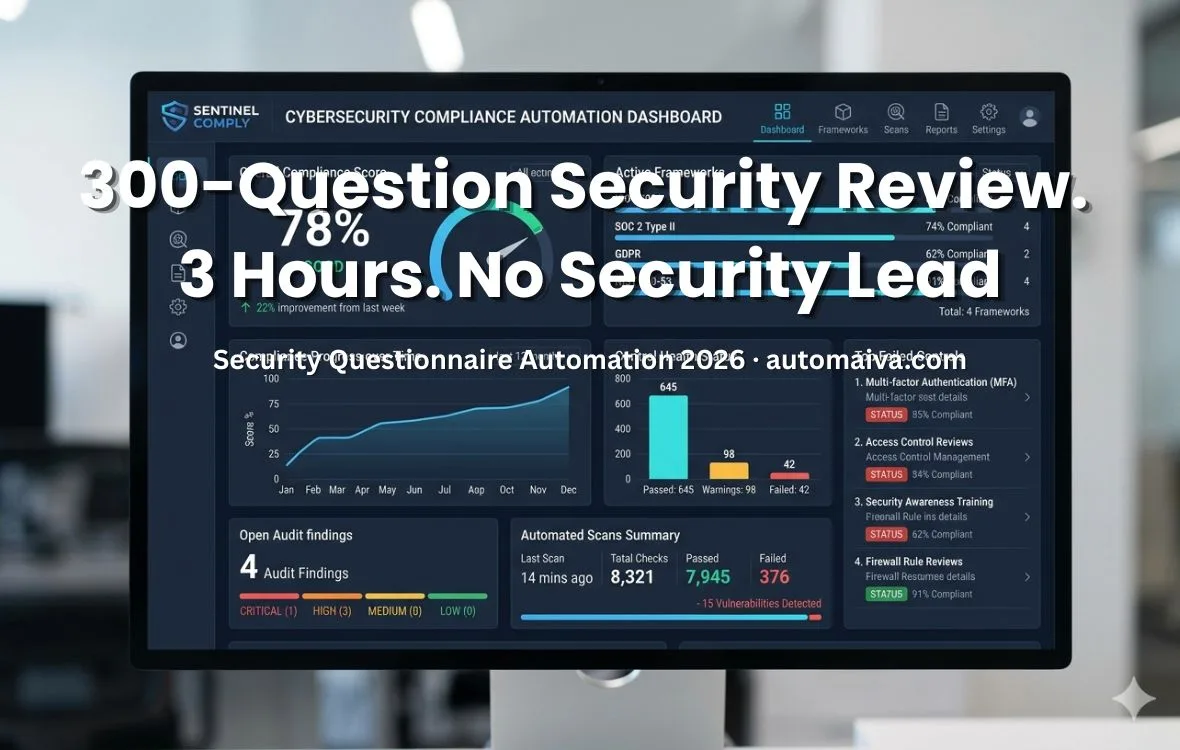 Enterprise security questionnaire automation 2026 — Vanta Drata SafeBase AI tools for SaaS startups