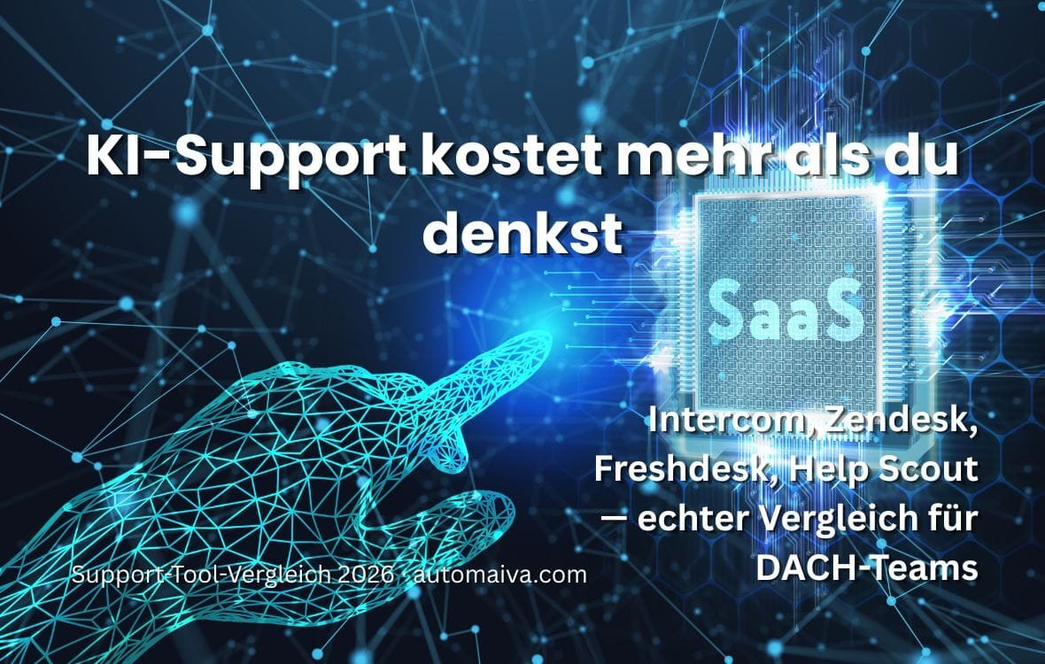 Intercom vs Zendesk vs Freshdesk vs Help Scout Vergleich 2026 für B2B-SaaS-Teams im DACH-Raum