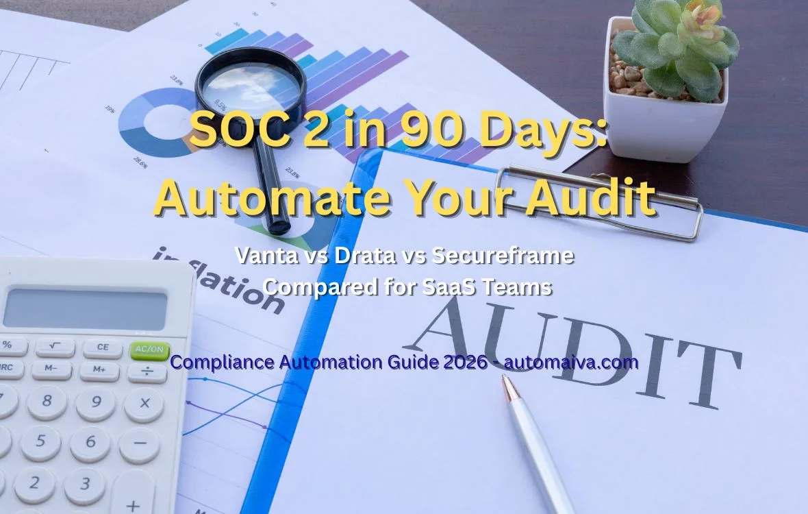 SOC 2 compliance automation 90-day timeline from platform setup to Type I audit report with Vanta Drata Secureframe comparison