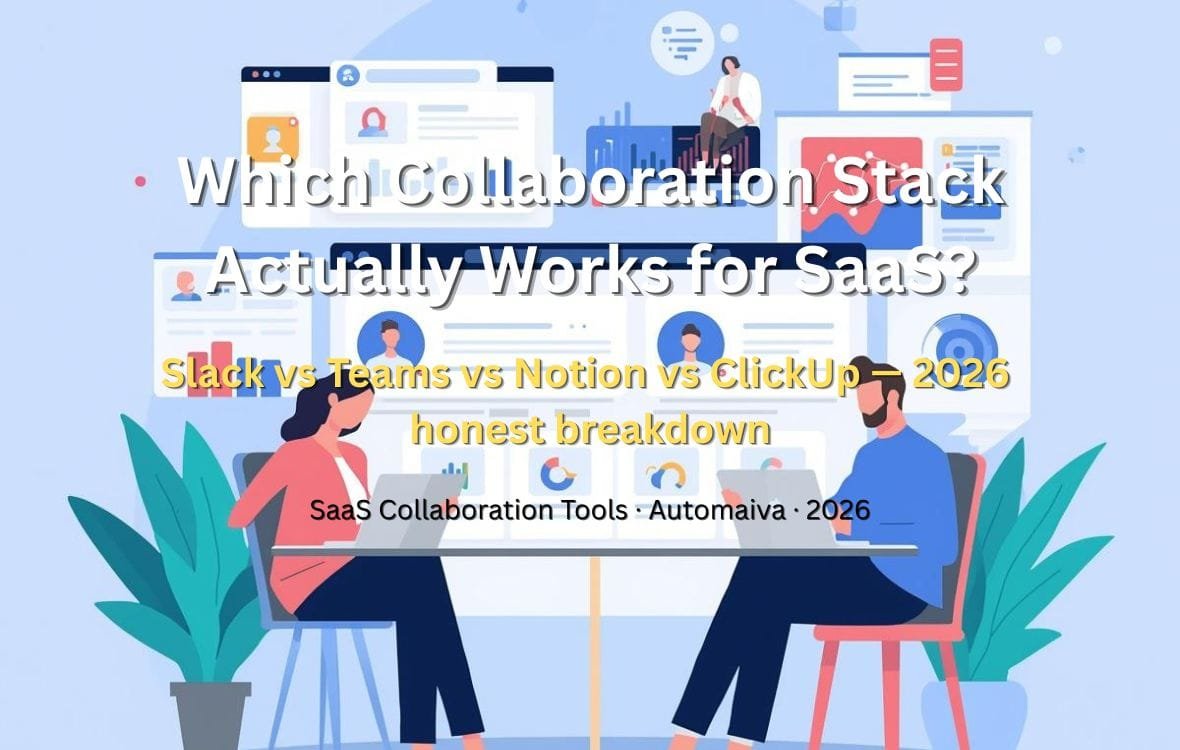 Best team collaboration tools for SaaS teams 2026 — Slack vs Microsoft Teams vs Notion vs ClickUp comparison