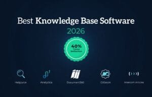 Best knowledge base software for SaaS startups 2026 comparing Helpjuice, Document360, Gitbook, and Intercom Articles with pricing and features for customer help centers.