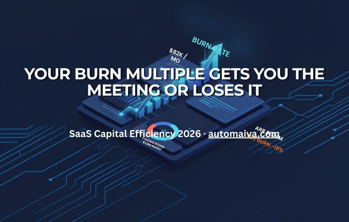 SaaS burn multiple formula 2026 — calculation guide with investor benchmarks for Seed Series A and Series B